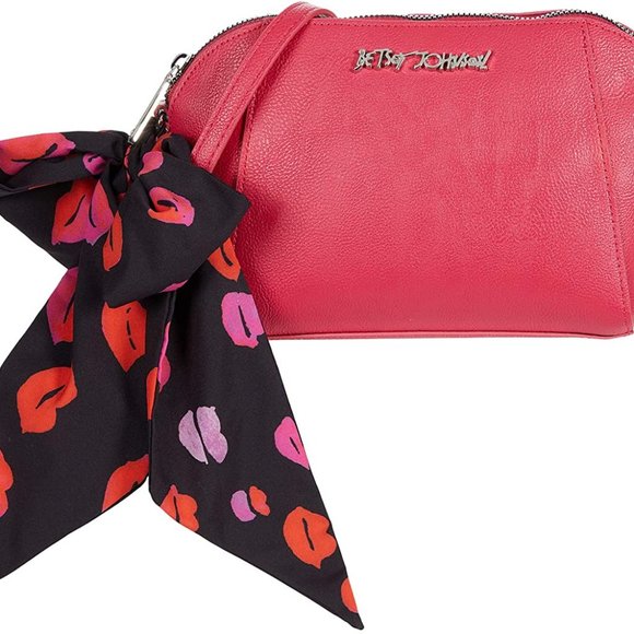 Betsey Johnson XO Anaya Crossbody with Scarf - Picture 1 of 3
